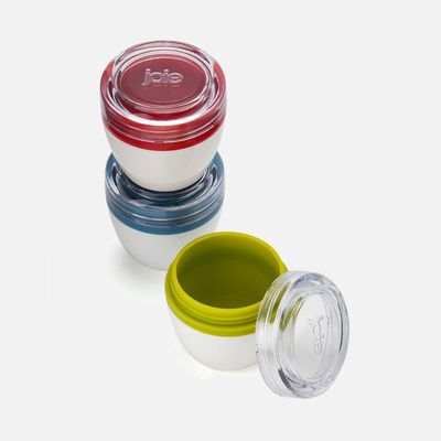 Joie set of 3 on the go condiment containers
