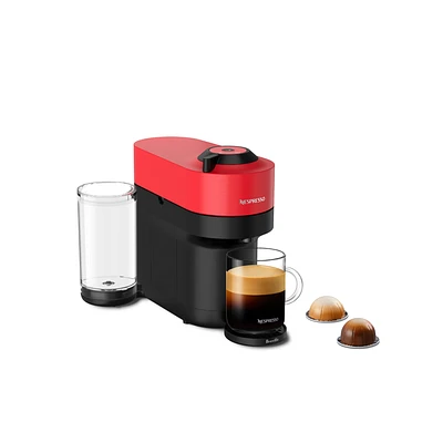 Nespresso® vertuo pop+ espresso & coffee capsule machine by breville - spicy red - 6192 - 8867