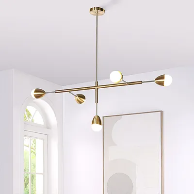 Naura ceiling fixture - satin brass