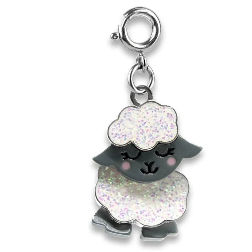 Charm It! Swivel Glitter Sheep Charm