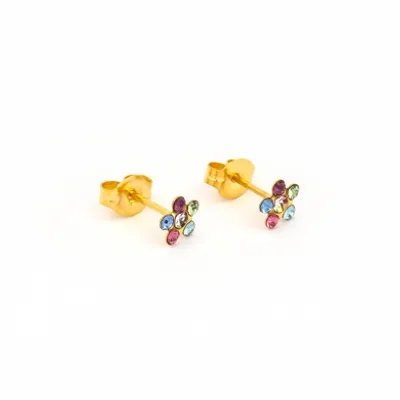 Daisy Rainbow G/P Earrings (S6213STX)
