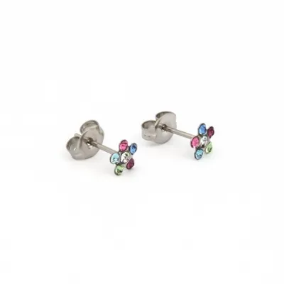 Daisy Rainbow S/S Earrings (S6213WSTX)