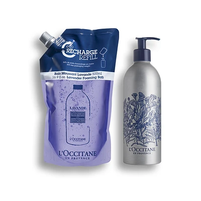 Lavender Foaming Bath Refill + FREE Forever Bottle