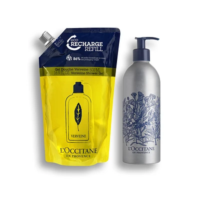 Verbena Shower Gel Refill + FREE Forever Bottle
