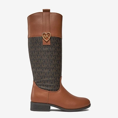 MICHAEL KORS BOTAS FINLEY HEART CARAMEL