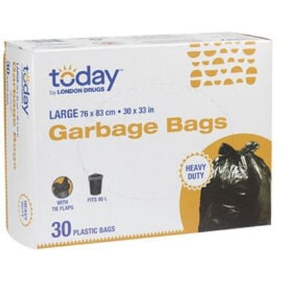 Glad White Garbage Bags - Unscented - 25L/48s