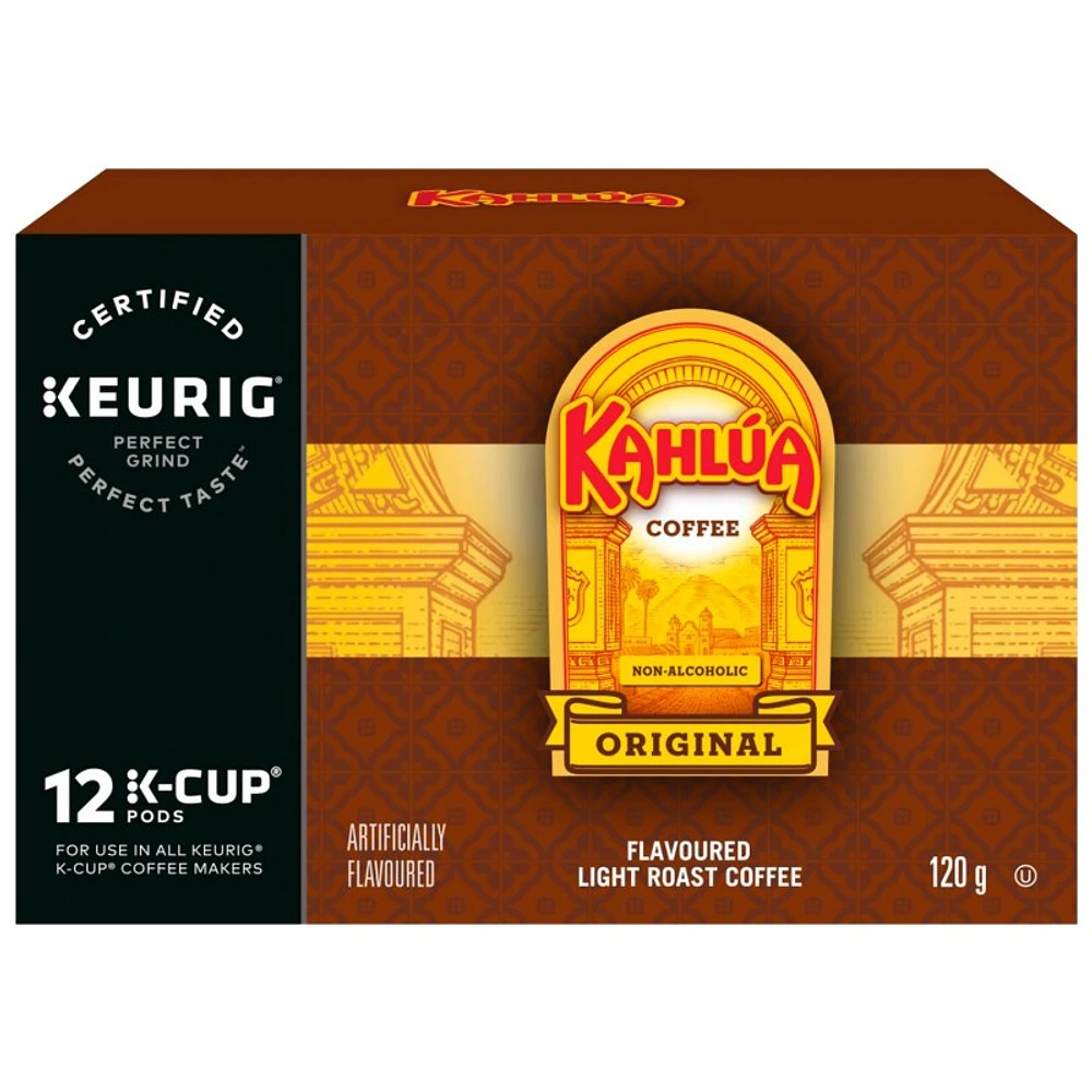 Kahlua Original K-Cup Coffee Pods - Light Roast - 12s