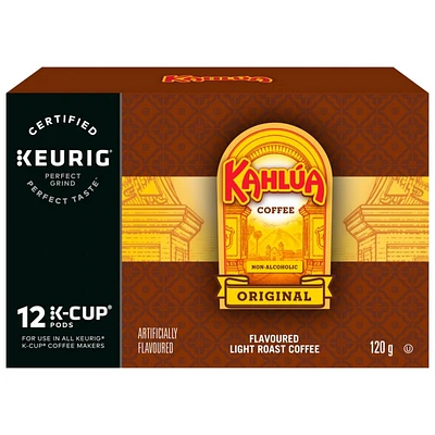 Kahlua Original K-Cup Coffee Pods - Light Roast - 12s