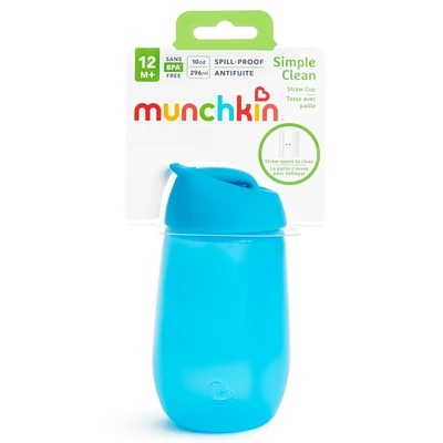 Munchkin Simple Clean Straw Cup - Blue - 295ml