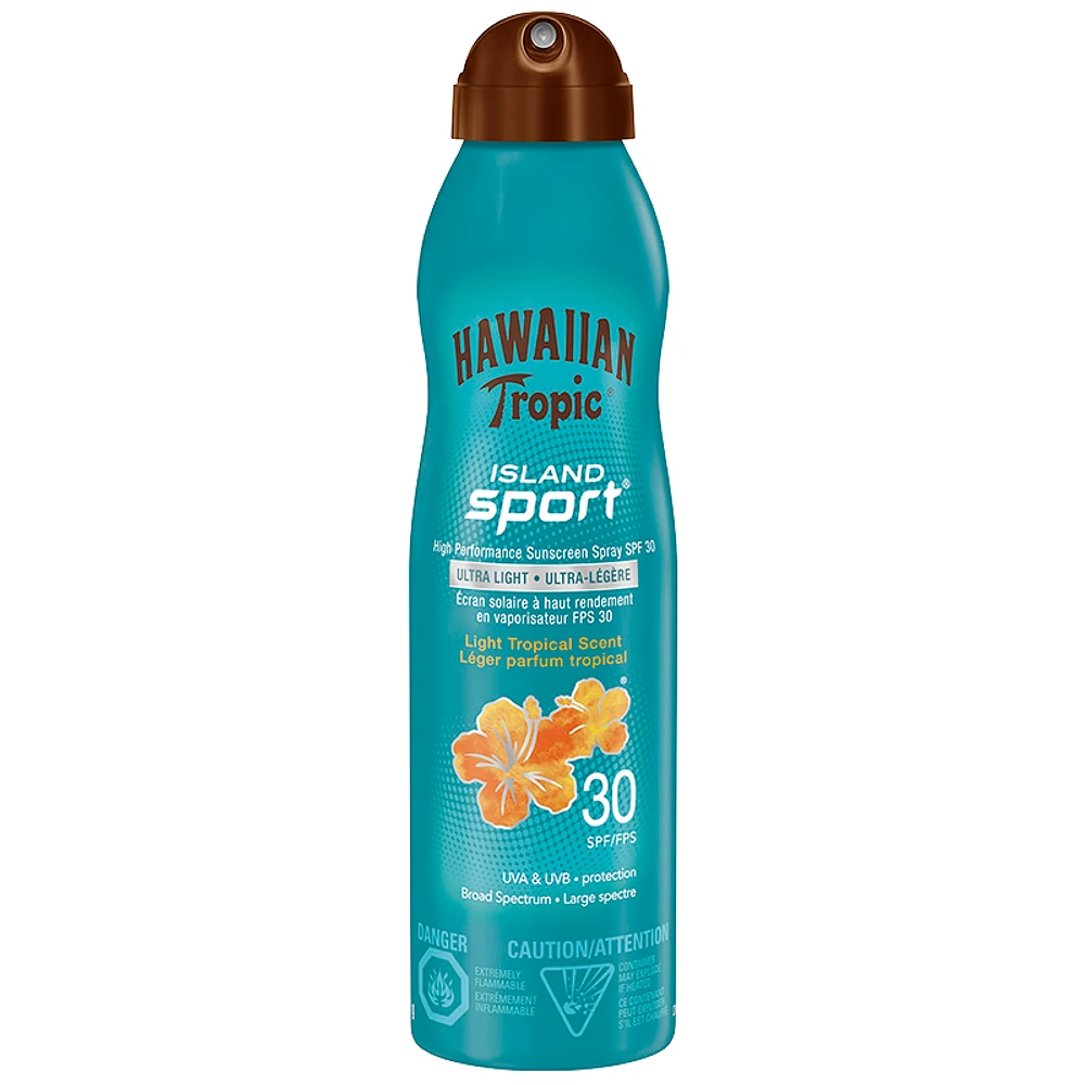 Hawaiian Tropic Island Sport Sunscreen Spray - SPF30 - 170g