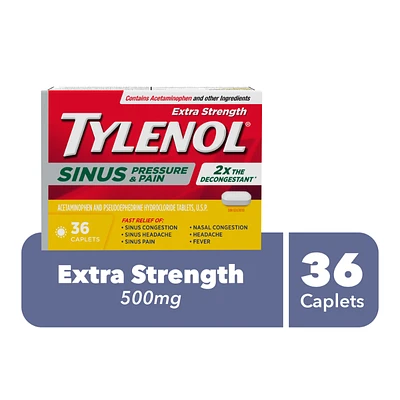 Tylenol* Extra Strength Sinus Pressure & Pain Caplets - 36's� �