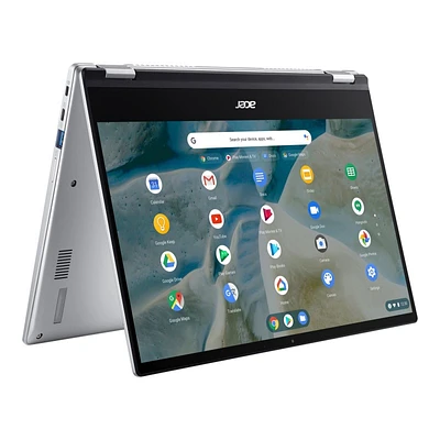 Acer Spin 2-in-1 Chromebook - 14 Inch - 4GB - AMD Ryzen 3 - Silver - NX.A4AAA.002 - Open Box or Display Models Only