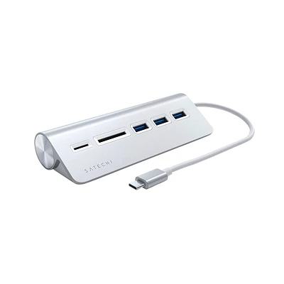 Satechi Type-C Aluminum USB 3.0 Hub and Card Reader - ST-TCHCRS