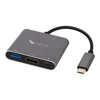 Helix USB-C to USB-C / HDMI / USB-A Docking Station - ETHHUB3