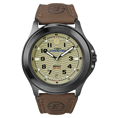 Timex Expedition Metal Field Wristwatch - Grey/Brown - T47012GP