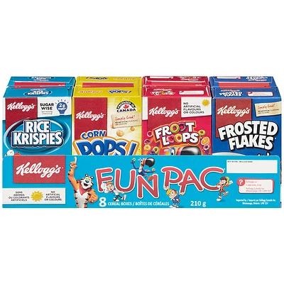 Kelloggs Fun Pack Cereal - 210g