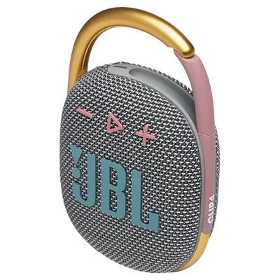 JBL Clip 4 Bluetooth Speaker - Grey - JBLCLIP4GRYAM