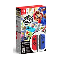 Nintendo Switch Super Mario Party with Red and Blue Joy-Con Pair Bundle