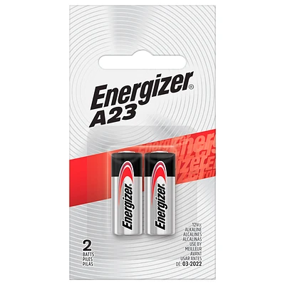 Energizer Alkaline Battery A23 12V - 2 Pack