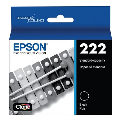 Epson 222 Ink Cartridge - Black - T222520-S