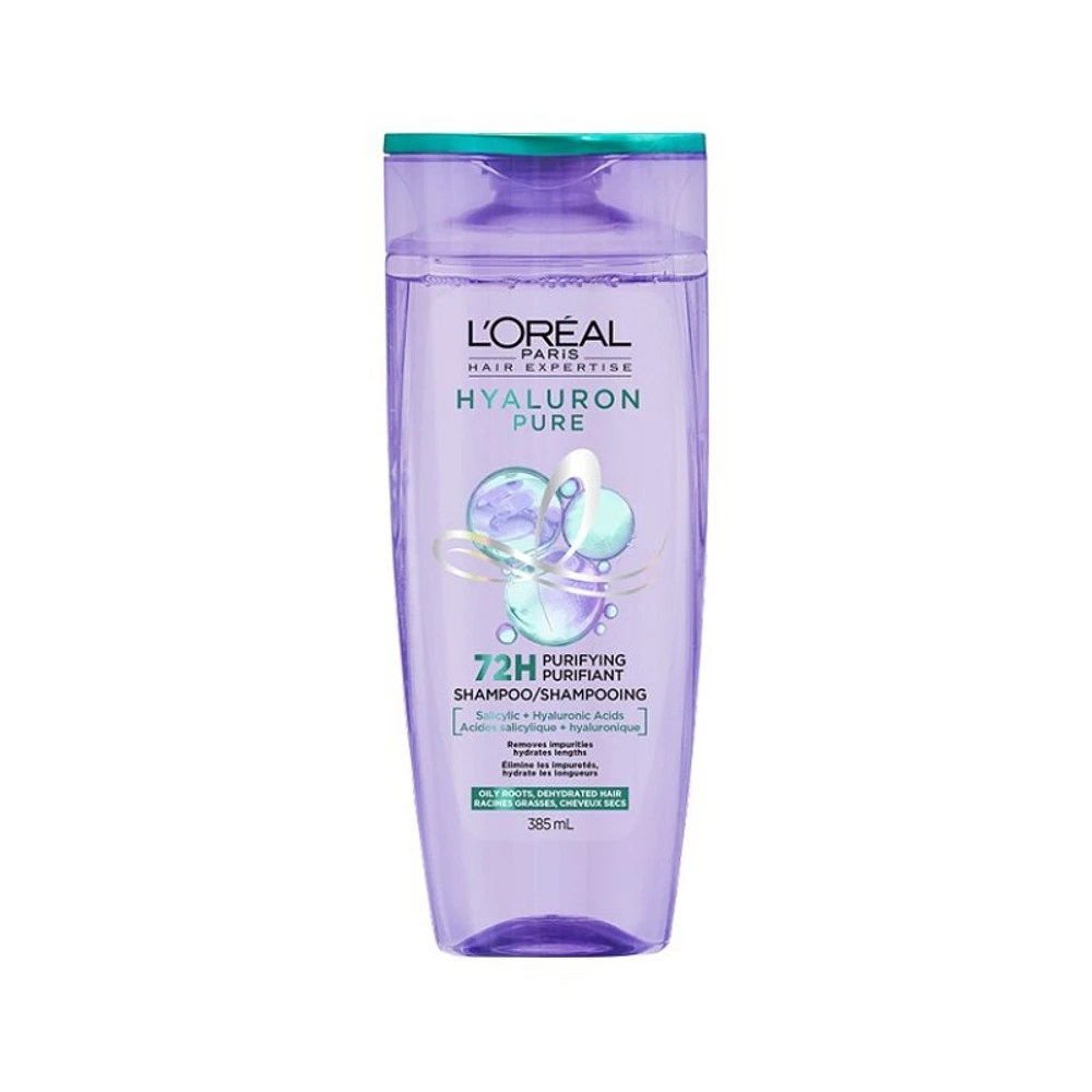 L'Oreal Paris Hair Expertise Hyaluron Pure 72H Purifying Shampoo - 385ml