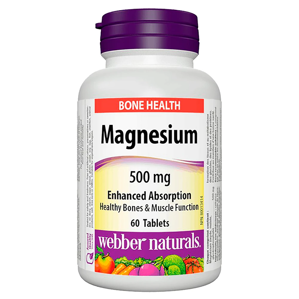 Webber Naturals Magnesium - 500mg - 60s