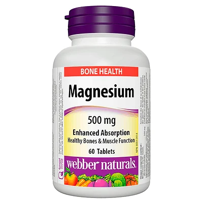Webber Naturals Magnesium - 500mg - 60s