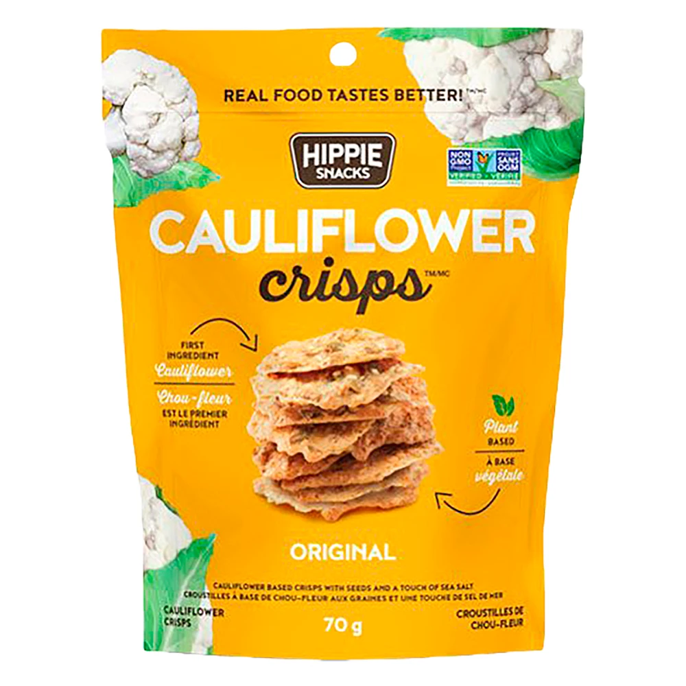 Hippie Snacks Cauliflower Crisps - Original - 70g