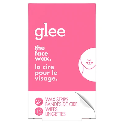 Glee Face Wax Hair Removal Strips - 24s