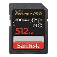 SanDisk Extreme Pro SDXC Memory Card - 512GB - SDSDXXD-512G-GN4IN