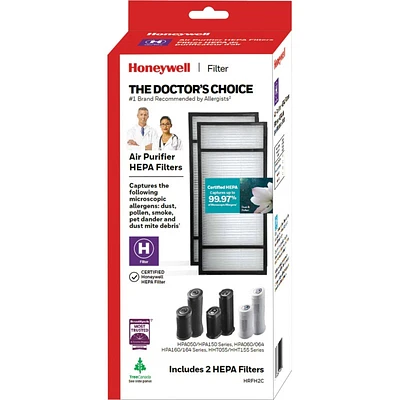 Honeywell HEPA Air Purifier Replacement Filters H - 2 pack - HRF-H2C