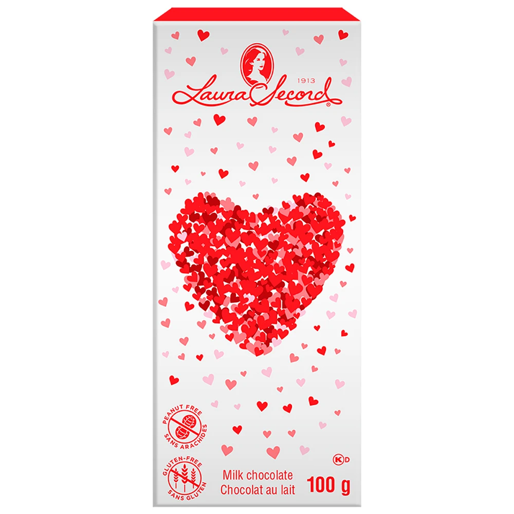 Laura Secord Milk Chocolate Bar and Card - 100g