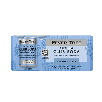 Fever-Tree Premium Club Soda - 8x150ml