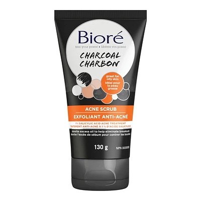 Bioré Charcoal Acne Scrub - 130g