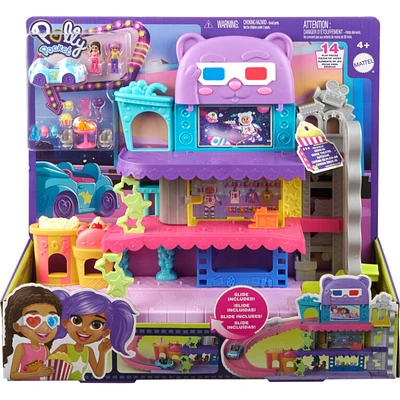 Polly Pocket Pollyville Drive-In Movie Theater Playset