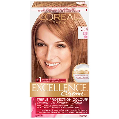 L'Oreal Excellence Creme - C34 Copper Blonde