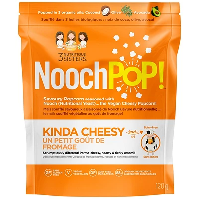 Nooch Pop Kinda Cheesy Savoury Popcorn - 120g 