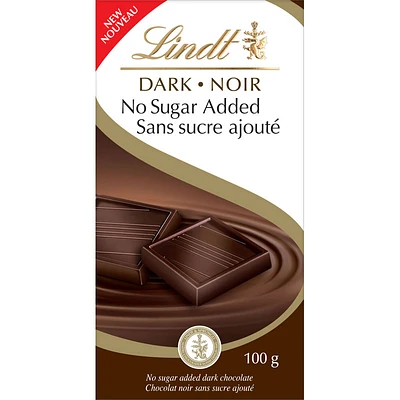 Lindt No Sugar Added - Dark Chocolate - 100g
