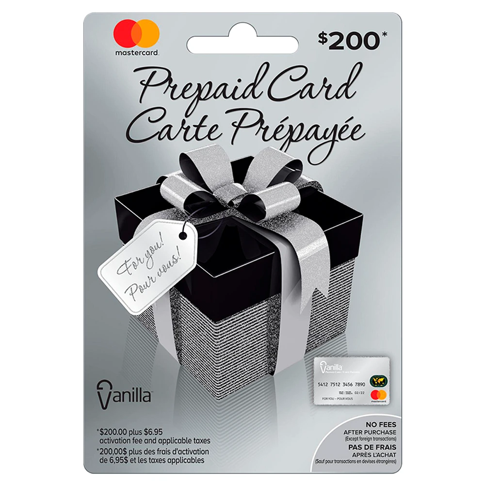 Vanilla Mastercard Gift Card - $200