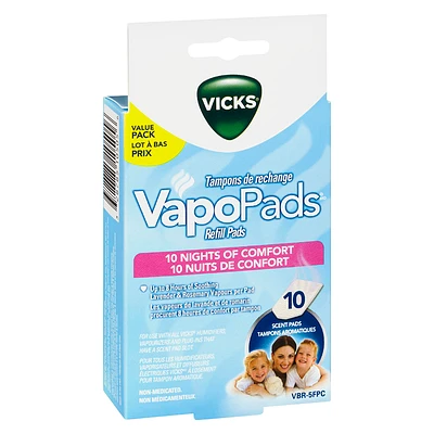 Vicks VapoPads Night Refill Pads - 10s - VBR-5FPC