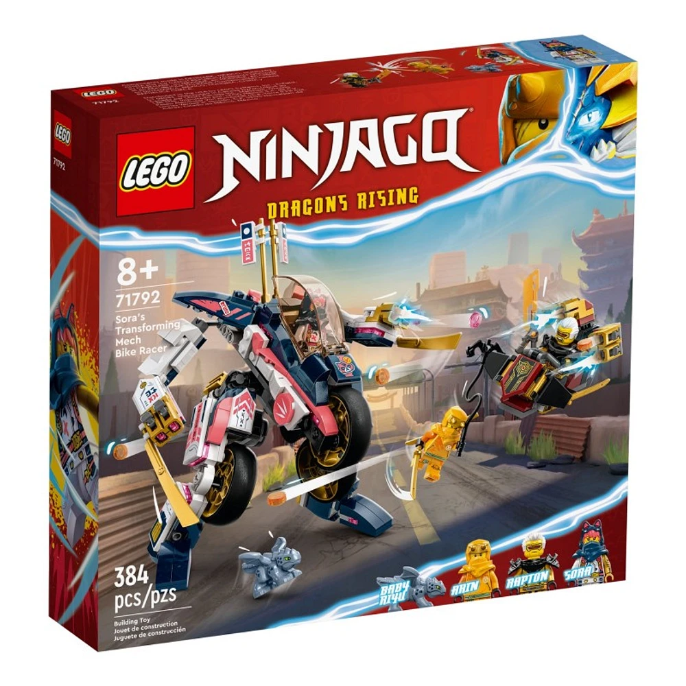 LEGO NINJAGO Dragons Rising - Sora's Transforming Mech Bike Racer