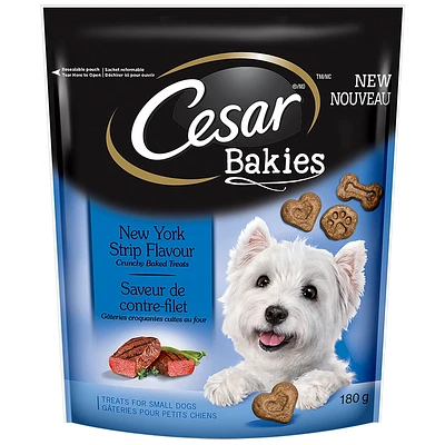 Cesar Bakies Dog Treats - New York Strip - 180g