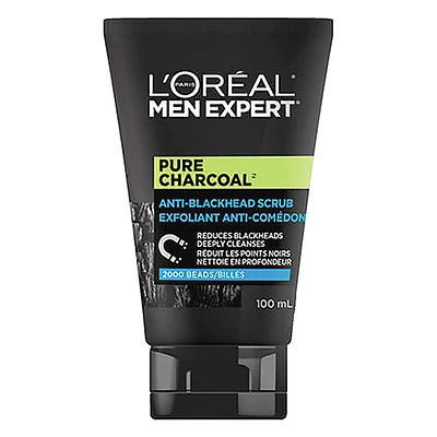 L'Oreal Men Expert Pure Charcoal Anti-Blackhead Scrub - 100ml