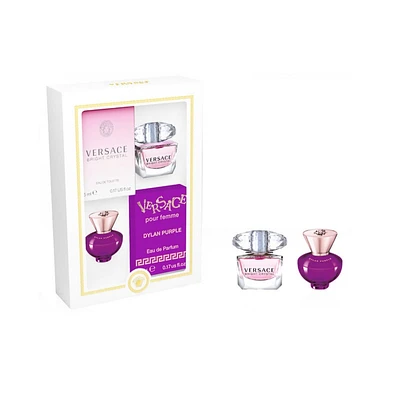 Versace Bright Crystal Dylan Purple Gift Set - 2 Piece