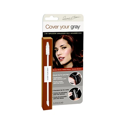 Cover Your Gray 2-in-1 Applicator - Medium Brown