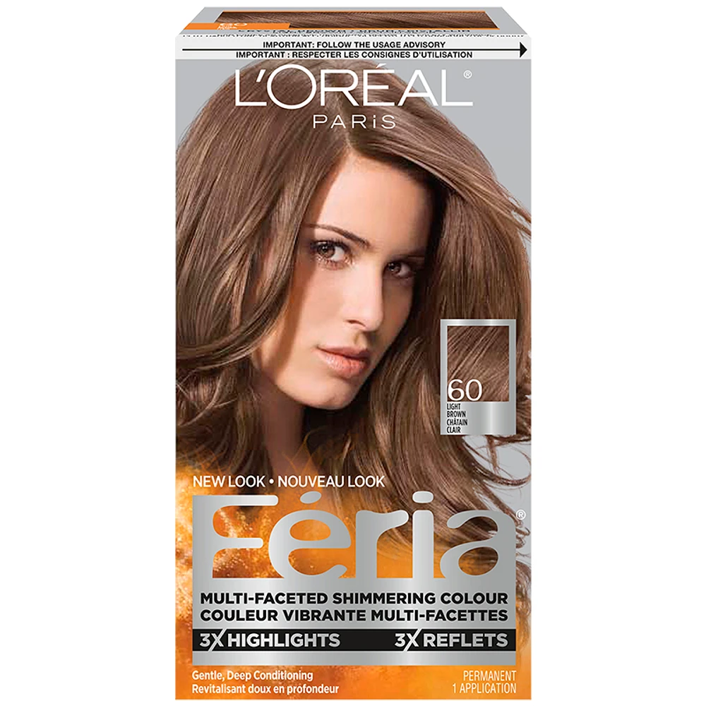 L'Oreal Feria Hair Colour - 60 Light Brown