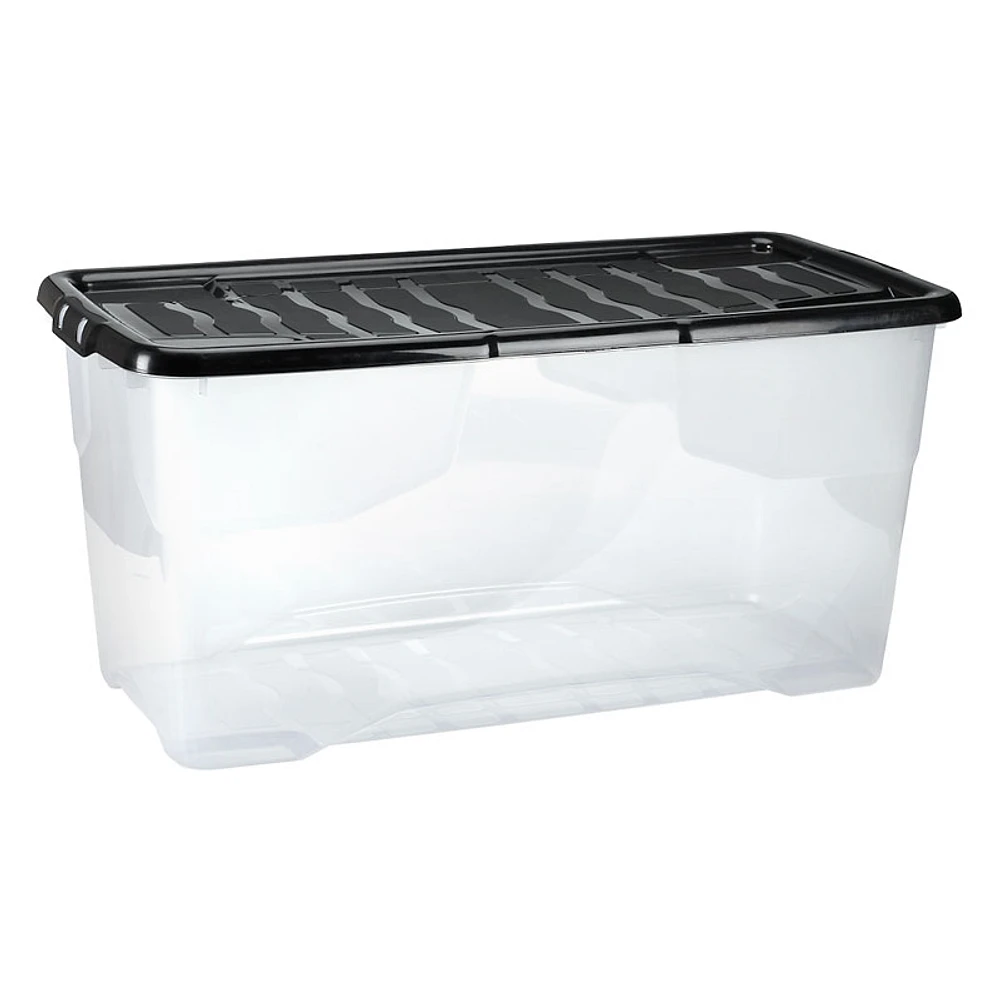 Strata Curve Box with Black Lid - 80L