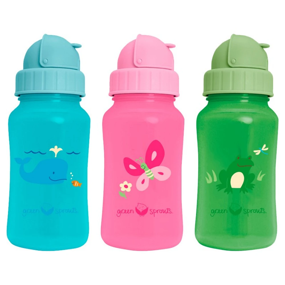 GreenSprouts Straw Water Bottle - Assorted