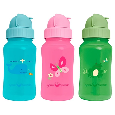 GreenSprouts Straw Water Bottle - Assorted