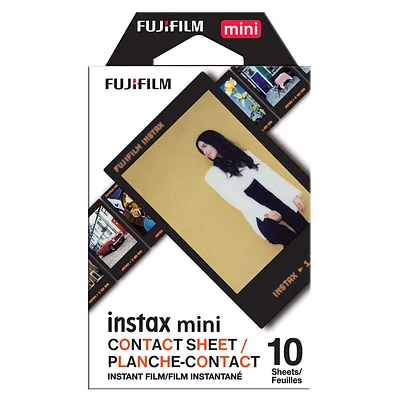 Fujifilm Instax Mini Contact Sheet Instant Film - 10 Pack